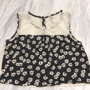 Sunflower crop top